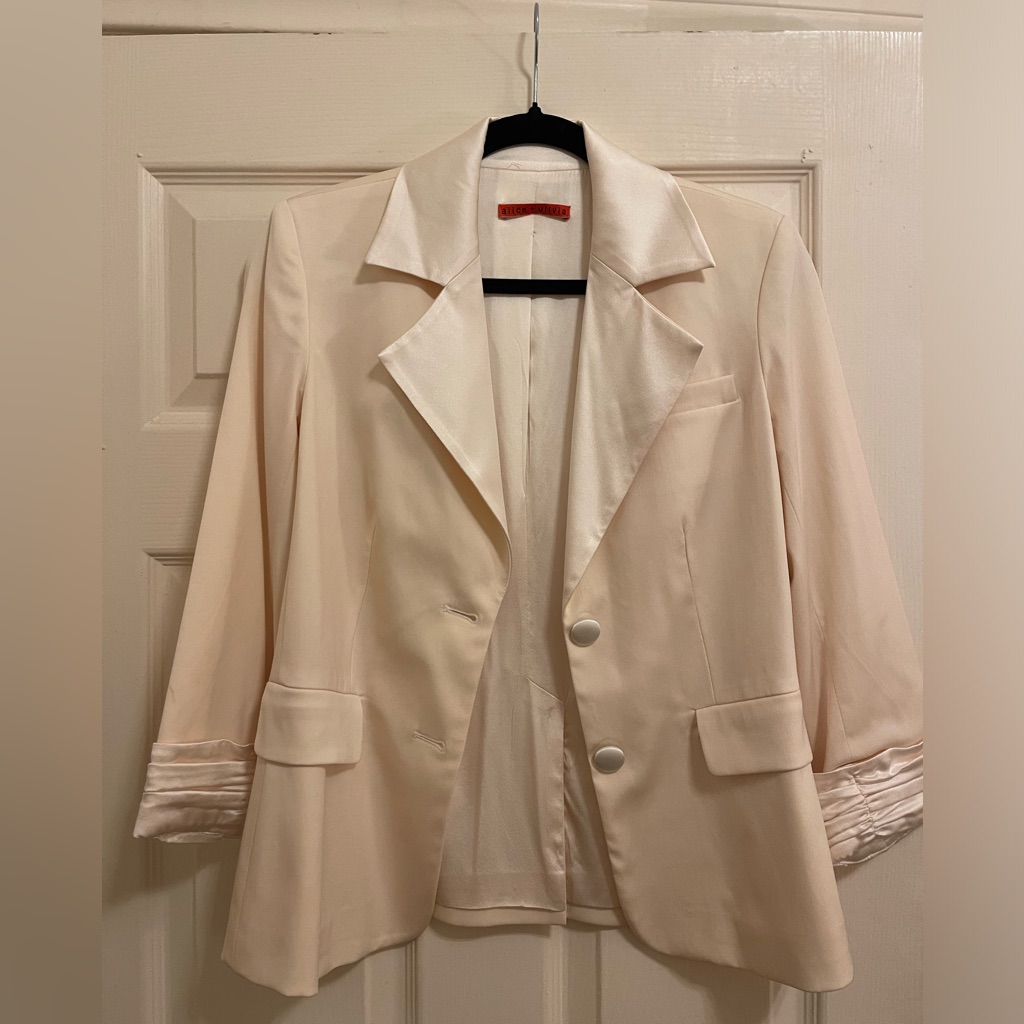 Alice + Olivia Cream Blazer